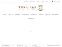 Tablet Screenshot of pikeandjoyce.com.au